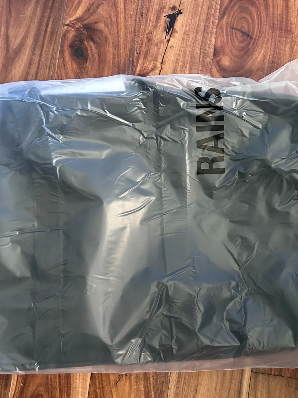 RAINS Weekender Bag W3 Black Waterproof Travel Duffel Bag NWT